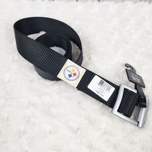 Pittsburgh Steelers NFL Black Field Belt Size S/M